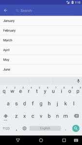 Android Toolbar Searchview with hint