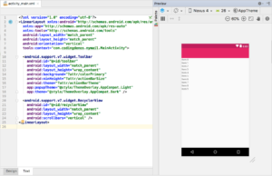 Android recyclerview in Android studio