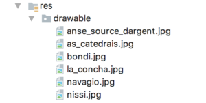 Android Studio drawable folder