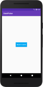 android datepicker example