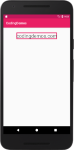 android textview border