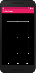 Android pattern lock view result