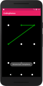 Pattern lock android tutorial