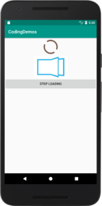 Android loading indicator