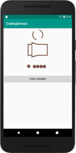 Android loading view