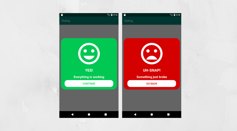 Android Custom Dialog With Animation - Coding Demos