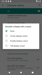 android notch display types