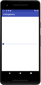 Android material design slider