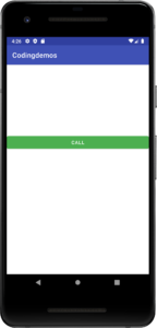 android make phone call programmatically