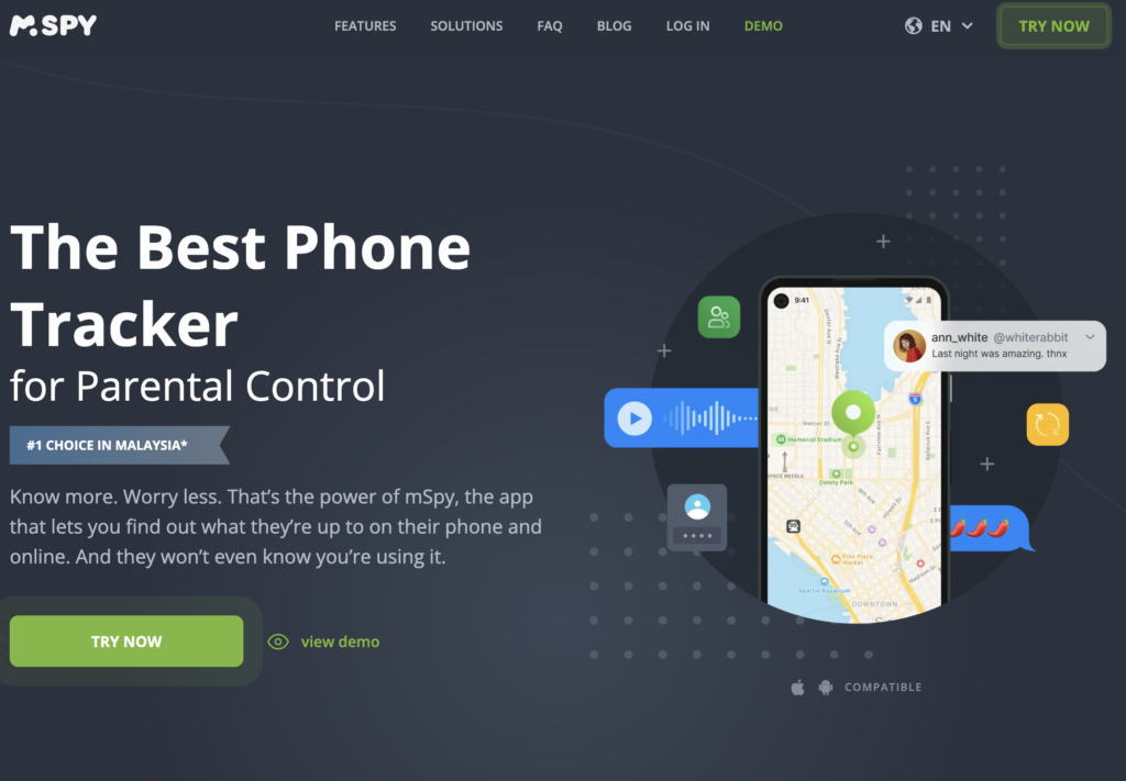 mSpy best phone tracker app without permission